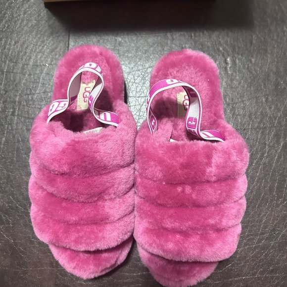 UGG Women's Fluff Yeah Slides - Size 7 - Picture 3 of 6